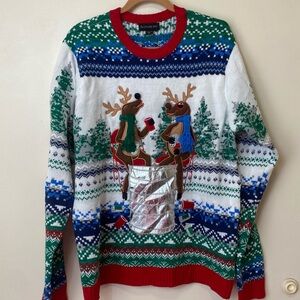 Blizzard Bay Men’s Ugly Christmas Sweater. Size XL. NWT.